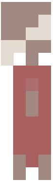 A pixel art farmer